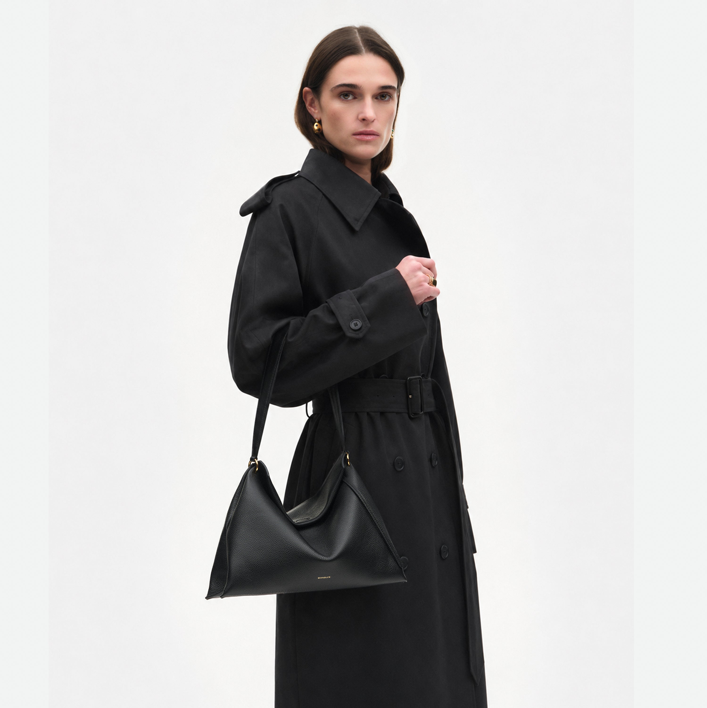 Wandler Penelope Tote Small Black Crust – Wandler.com