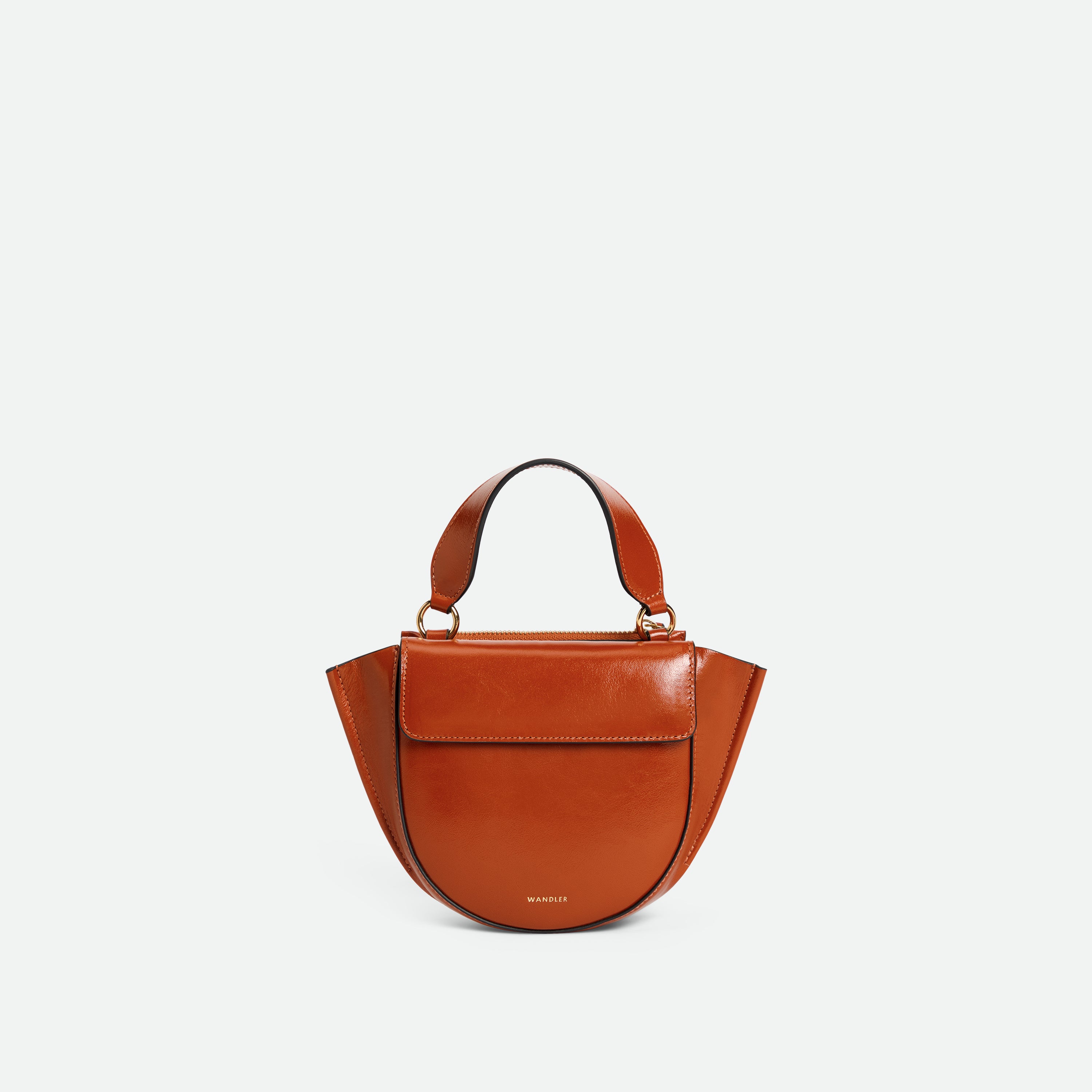 Wandler Hortensia Bag Piccola - Carrot Glaze – Wandler.com