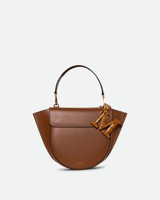 Bag Charm Letter - M - Saddle Croco