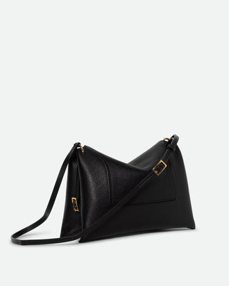 Penelope Slouch Bag - Black Crust