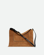 Penelope Slouch Bag - Cognac Suede