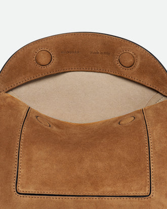 Penelope Slouch Bag - Cognac Suede