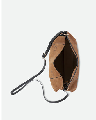 Penelope Slouch Bag - Cognac Suede