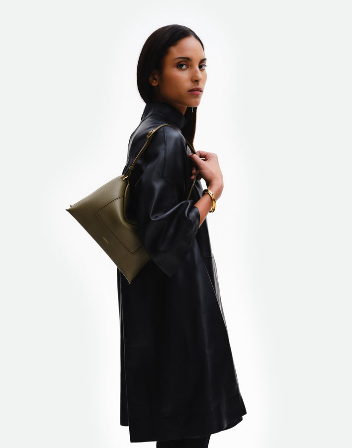 Penelope Slouch Bag - Olive Crust