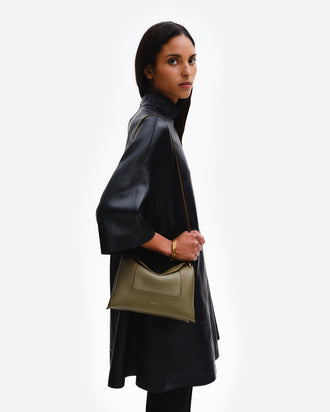 Penelope Slouch Bag - Olive Crust