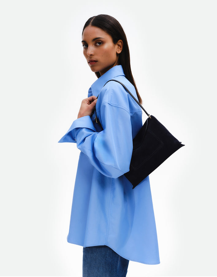 Penelope Slouch Bag - Orion Suede