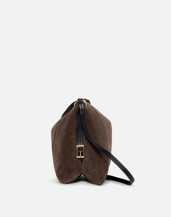 Penelope Slouch Bag - Palissander Suede