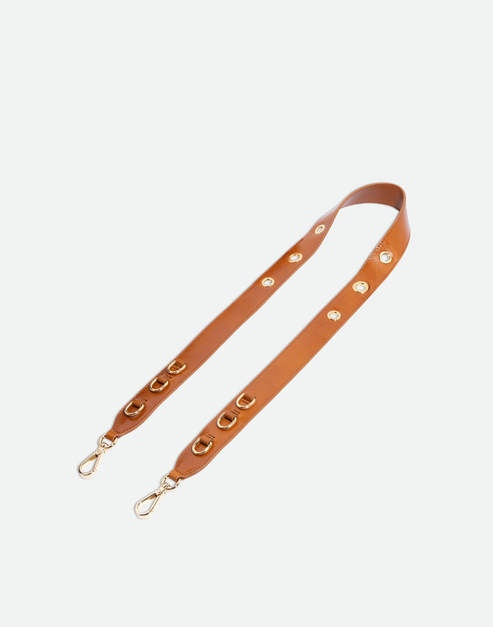 Strap Set  Hortensia Mini / Eyelets - Cognac