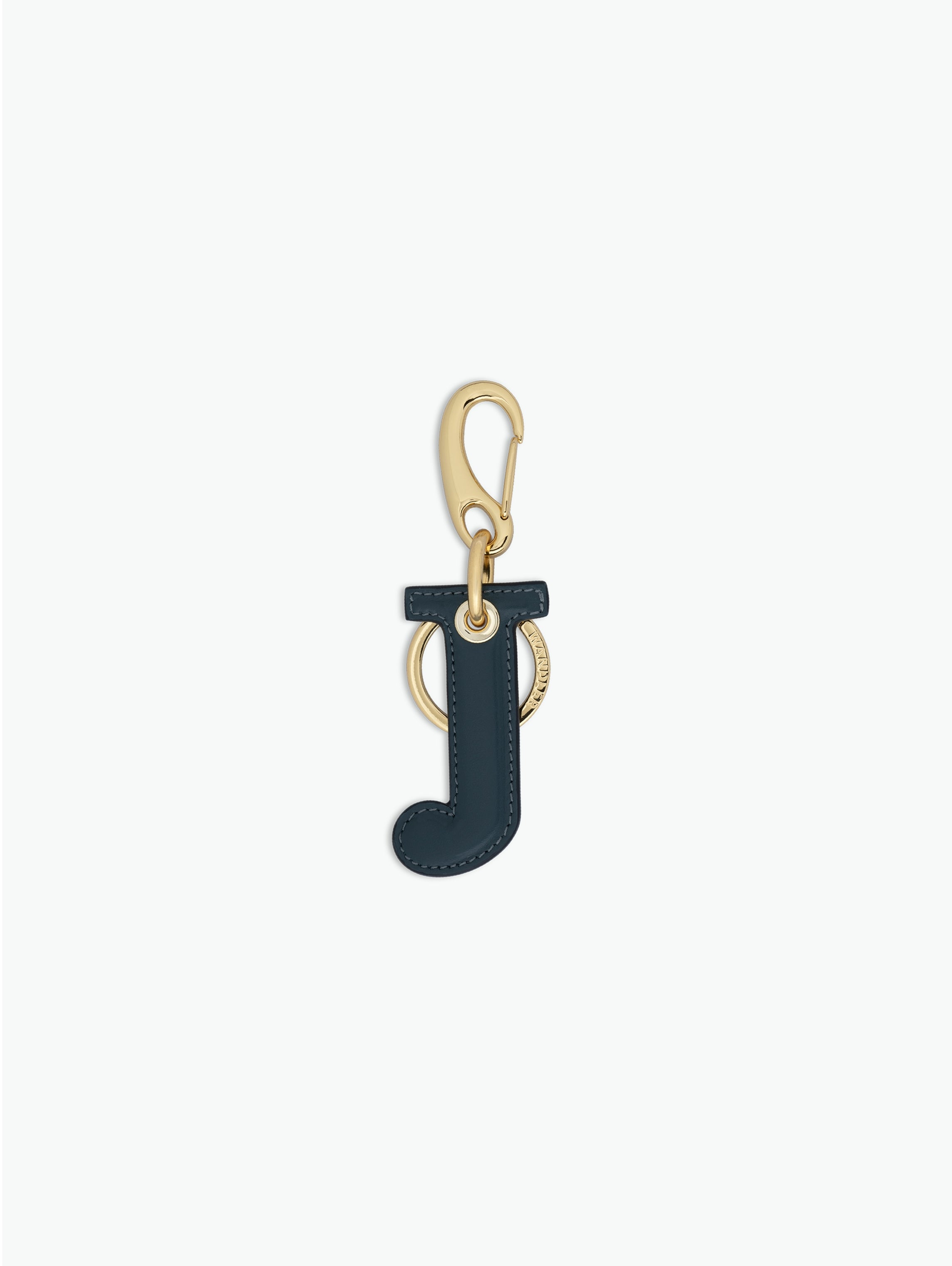 Bag Charm Letter - J - Teal
