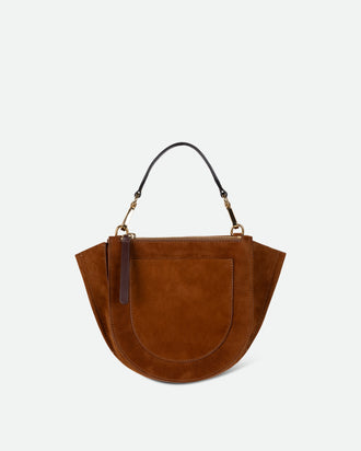 Hortensia Bag Mini - Tan Suede