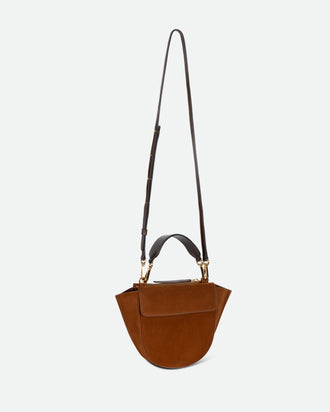 Hortensia Bag Mini - Tan Suede