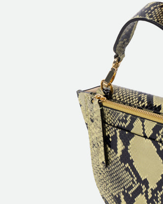 Hortensia Bag Mini - Lime Python