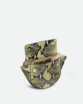 Hortensia Bag Mini - Lime Python