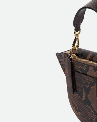 Hortensia Bag Mini - Brown Python