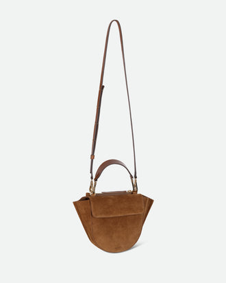 Hortensia Bag Mini - Cognac Suede