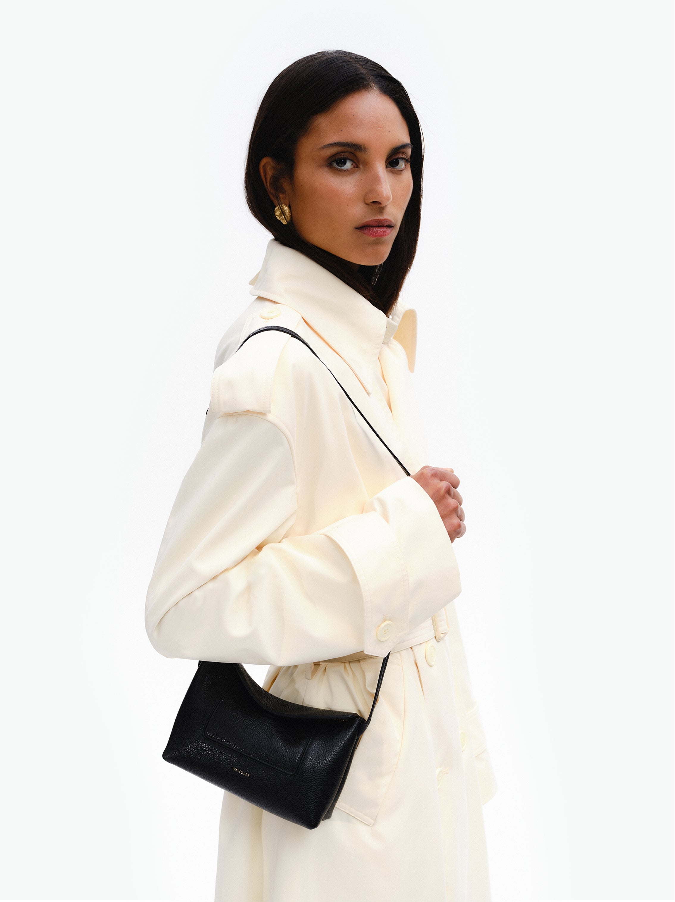 Penelope Slouch Mini - Black Crust