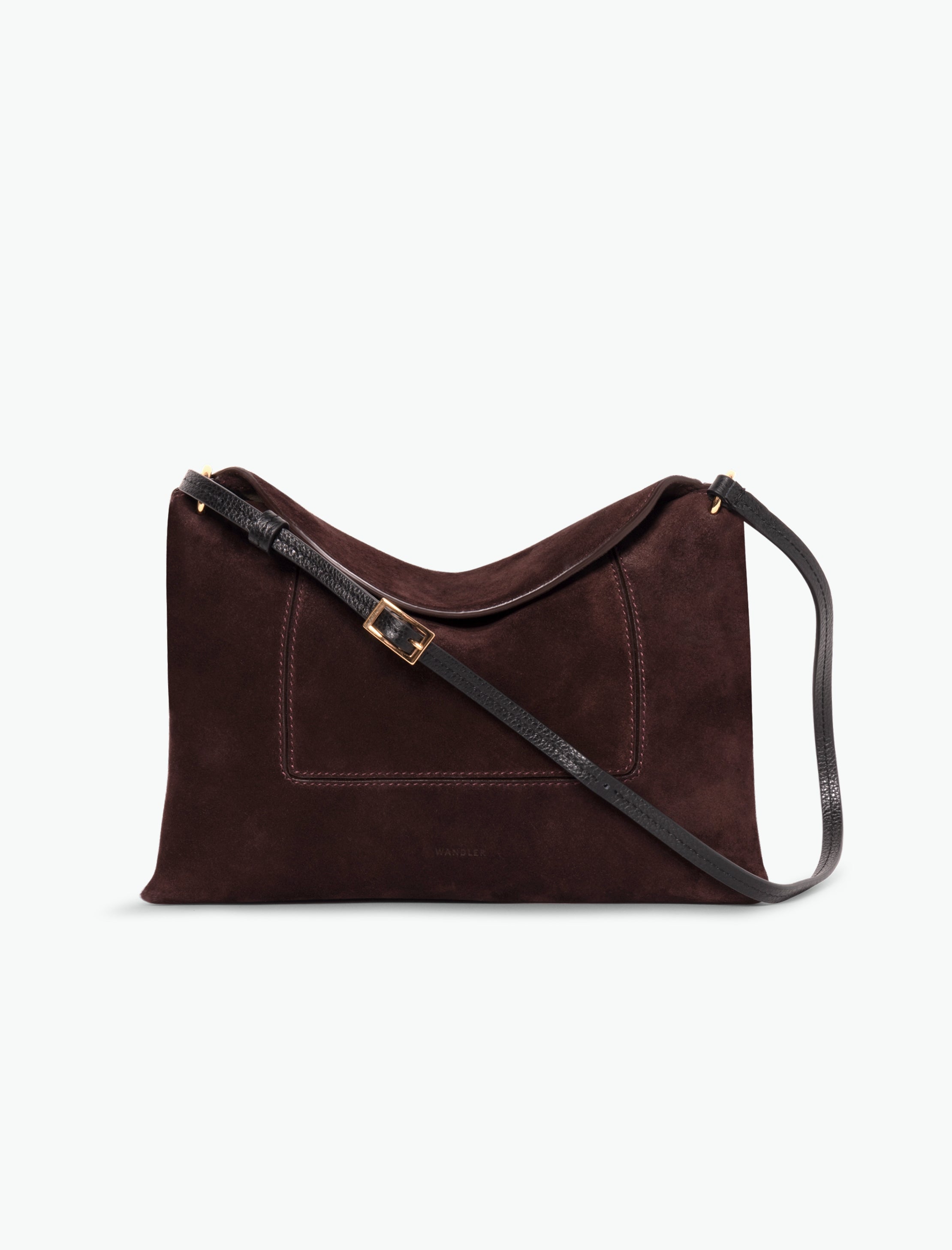 Penelope Slouch Bag - Acai Suede