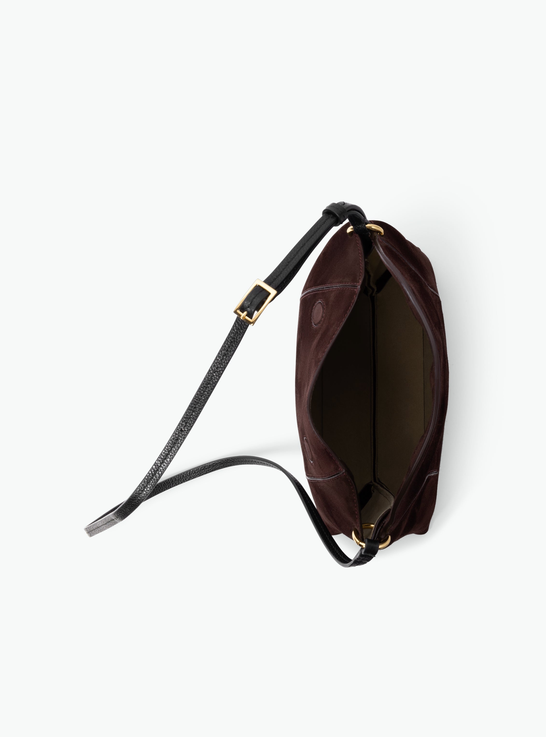 Penelope Slouch Bag - Acai Suede