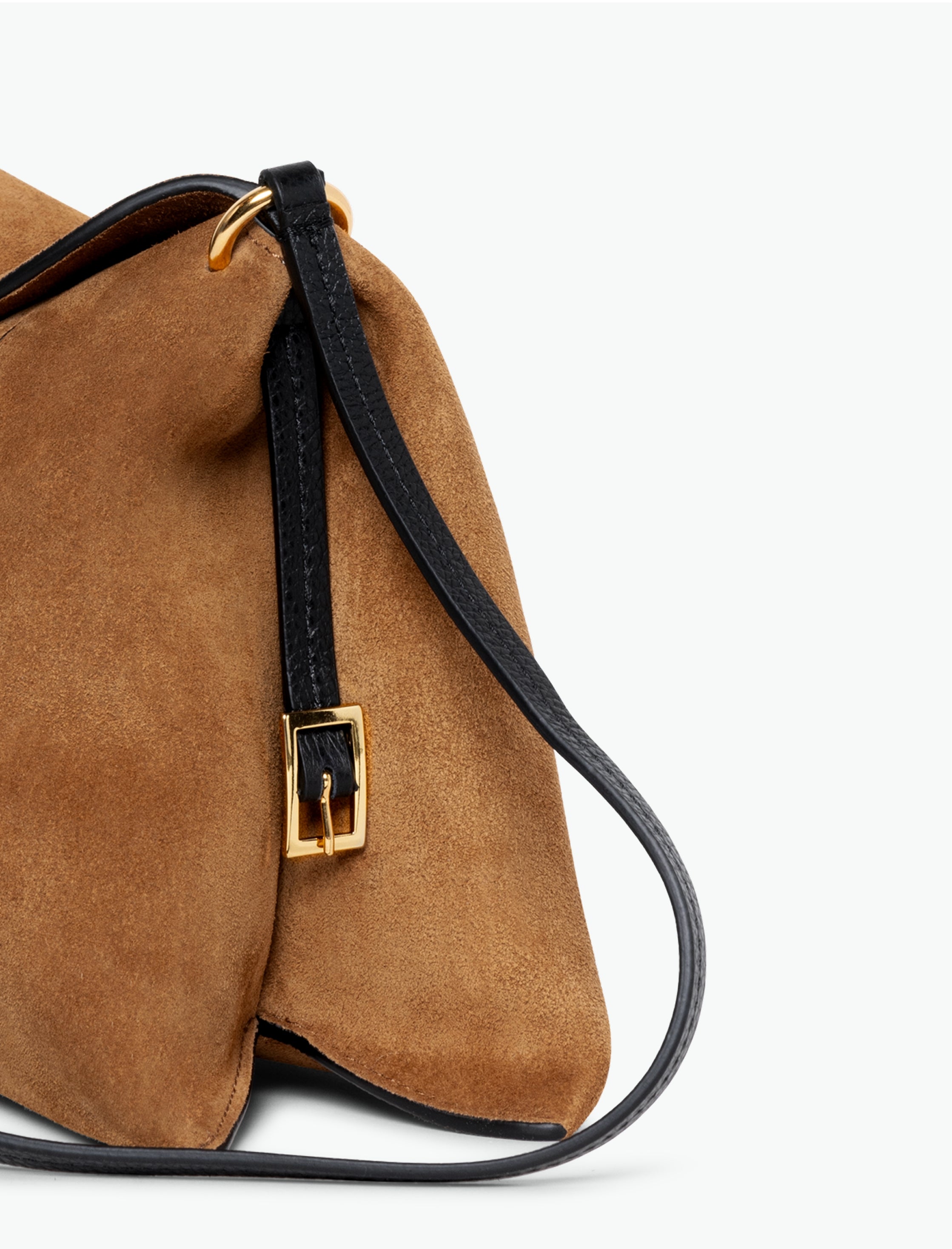 Penelope Slouch Bag - Cognac Suede