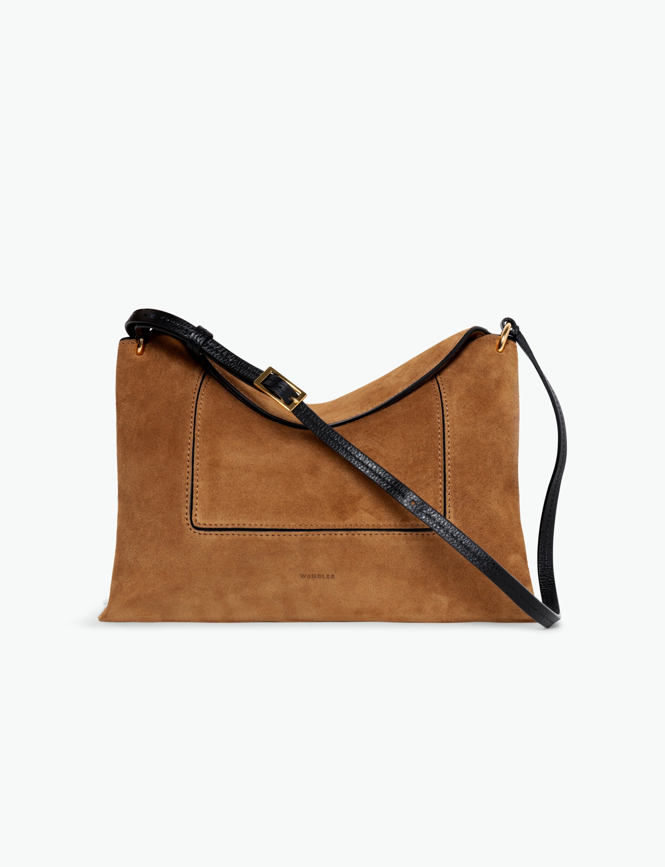 Penelope Slouch Bag - Cognac Suede