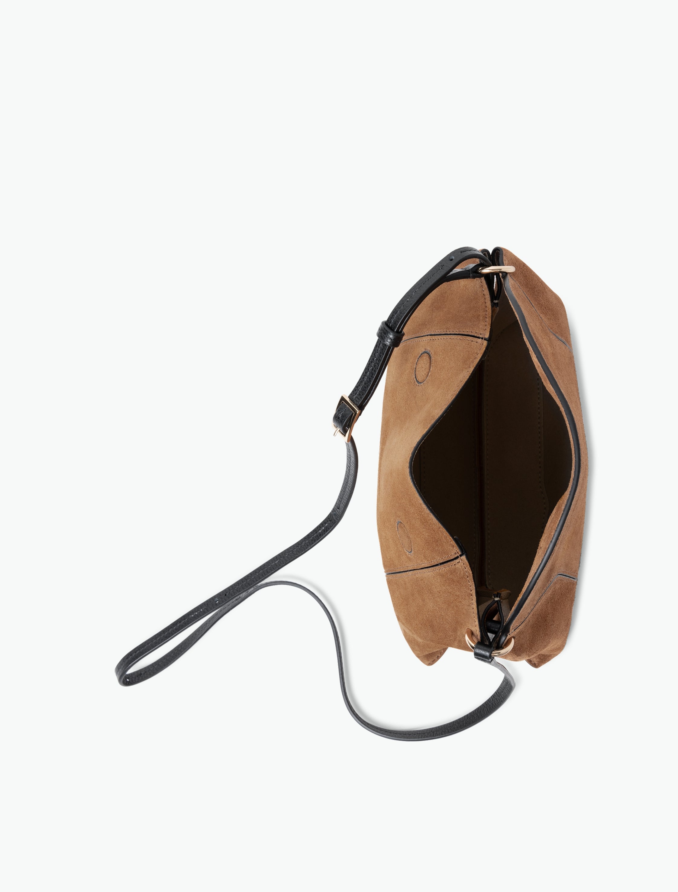 Penelope Slouch Bag - Cognac Suede
