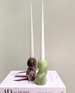 PRE ORDER Peanut Candle Holder Set - Amarena / Verde
