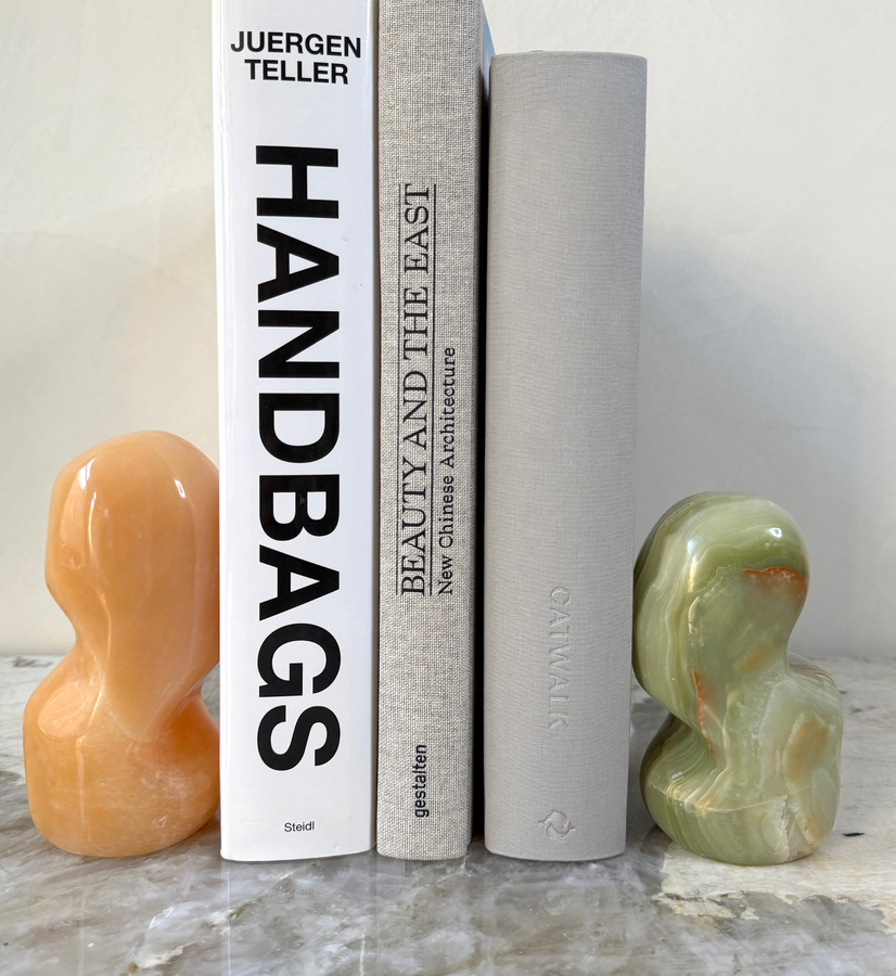 PRE ORDER Peanut Bookends - Verde / Honey