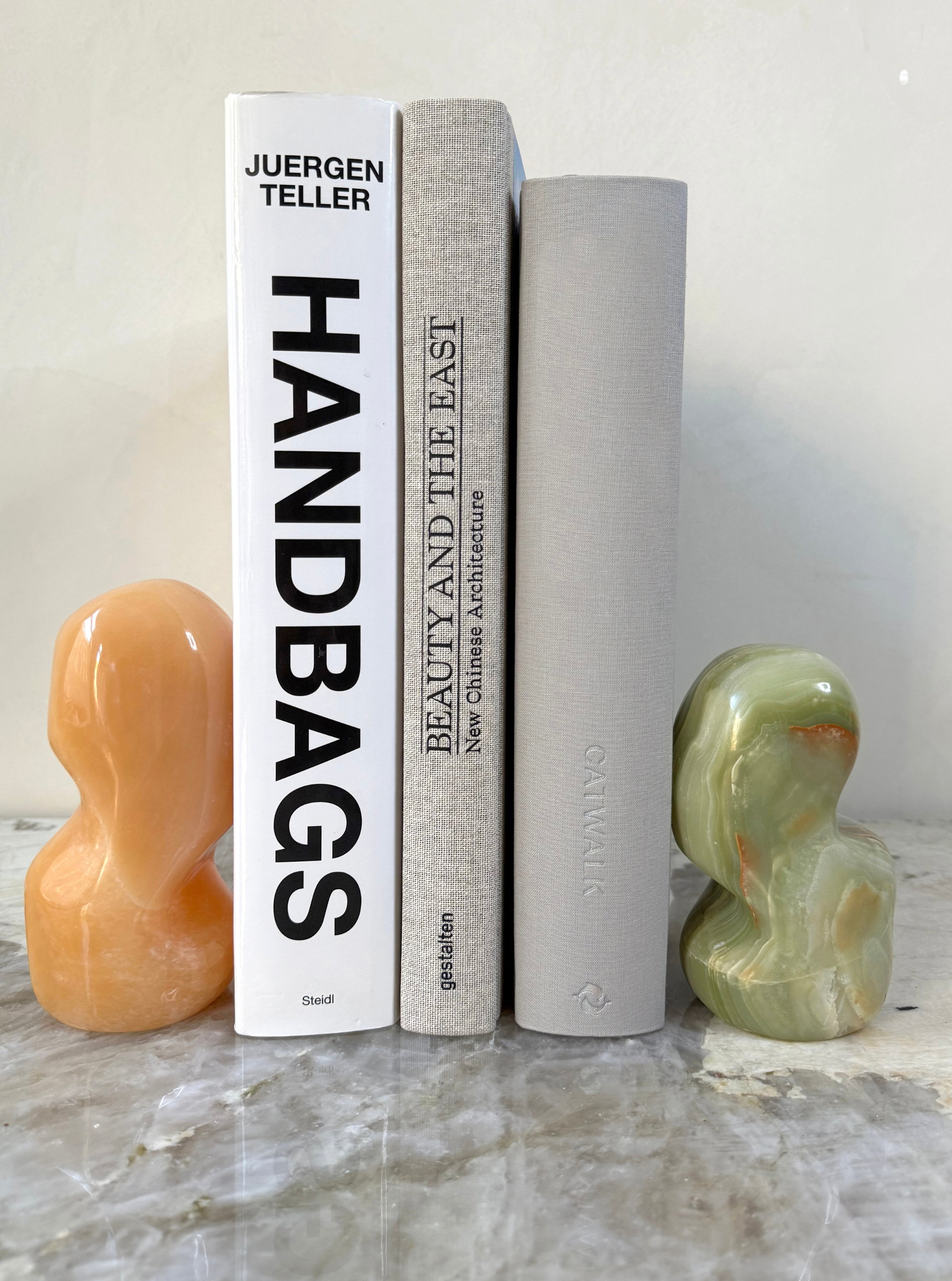 PRE ORDER Peanut Bookends - Verde / Honey