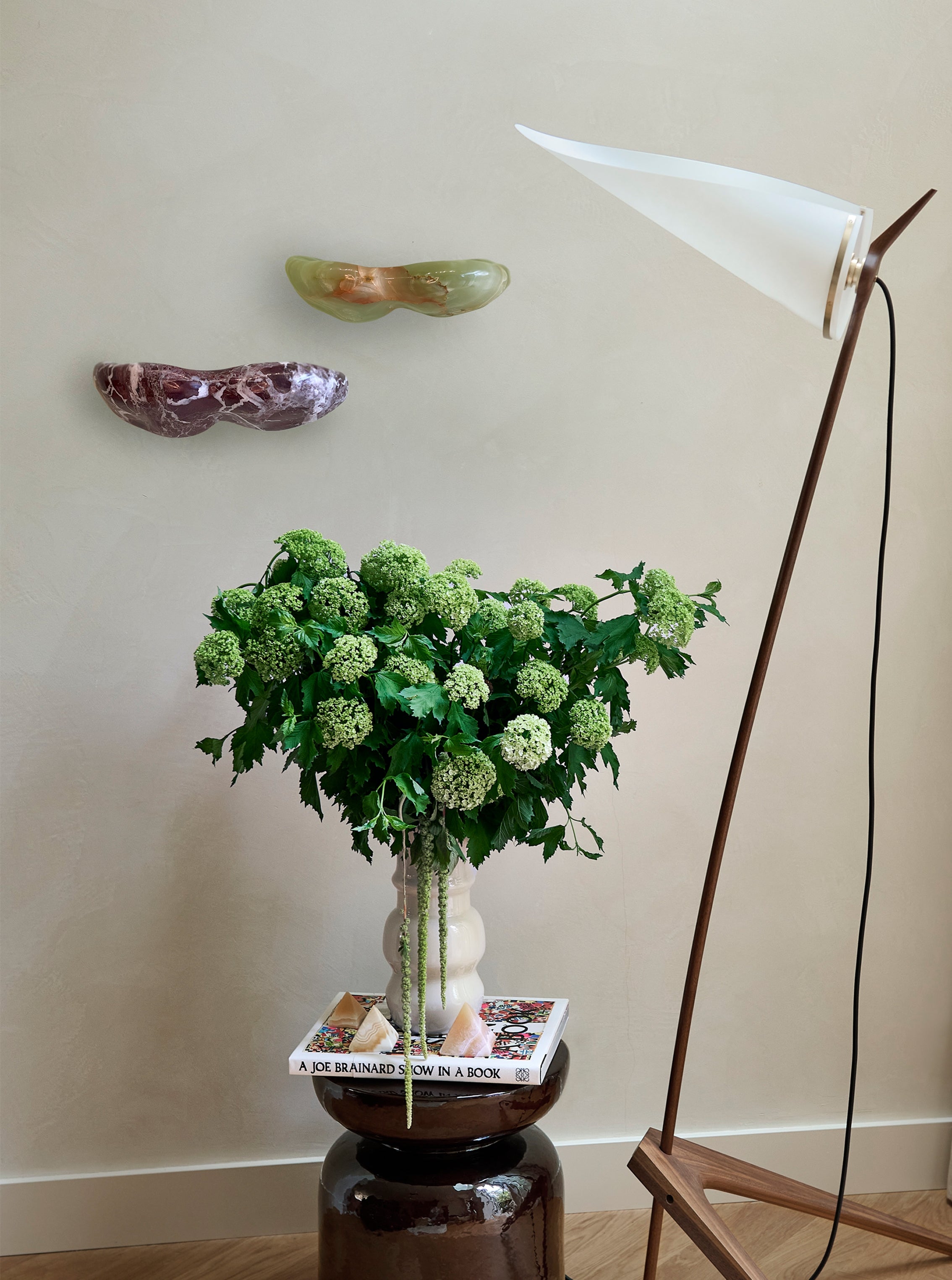 PRE ORDER Peanut Shelf Small - Verde Onyx