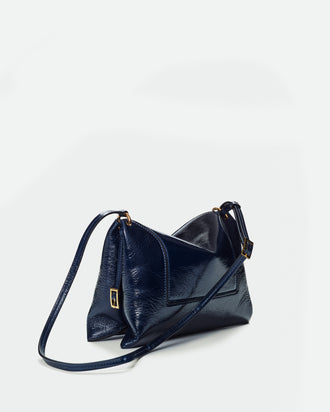 Penelope Slouch Bag - Navy Glaze