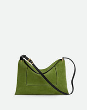 Penelope Slouch Bag - Verde Suede