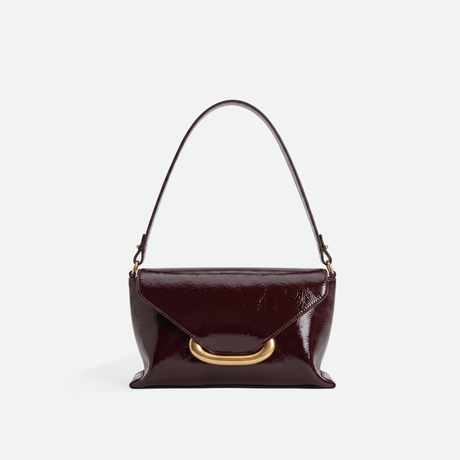 Veneto Shoulder Bag Small - Bordeaux Glaze