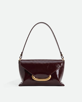 Veneto Shoulder Bag Small - Bordeaux Glaze