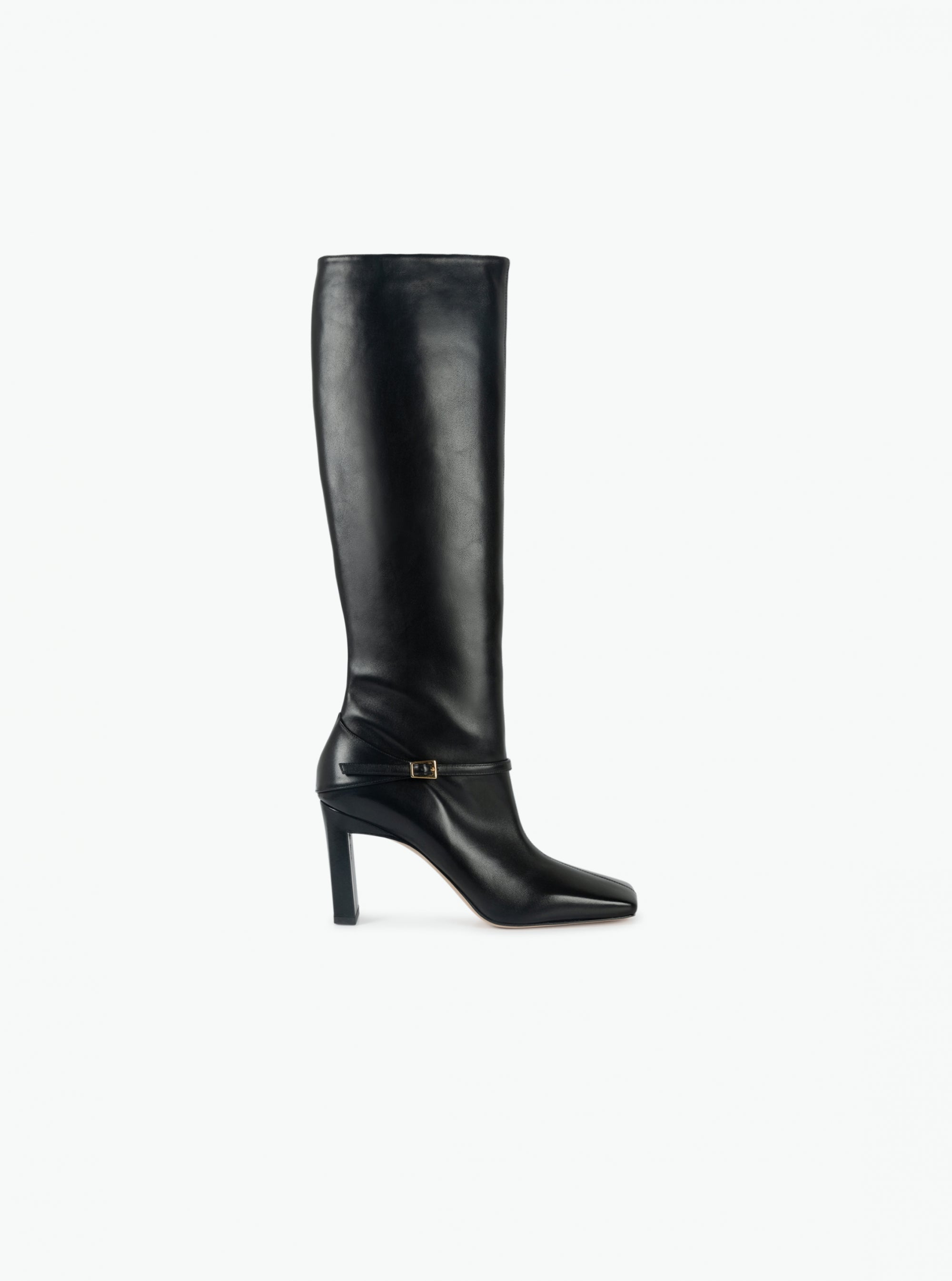 Isa Long Boot - Black / Buckle