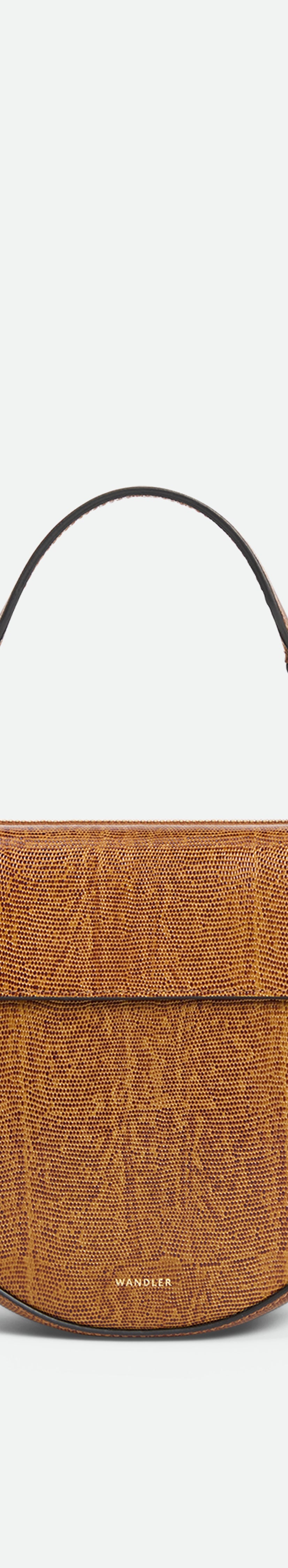 Hortensia Bag Mini - Tabacco Lizzard