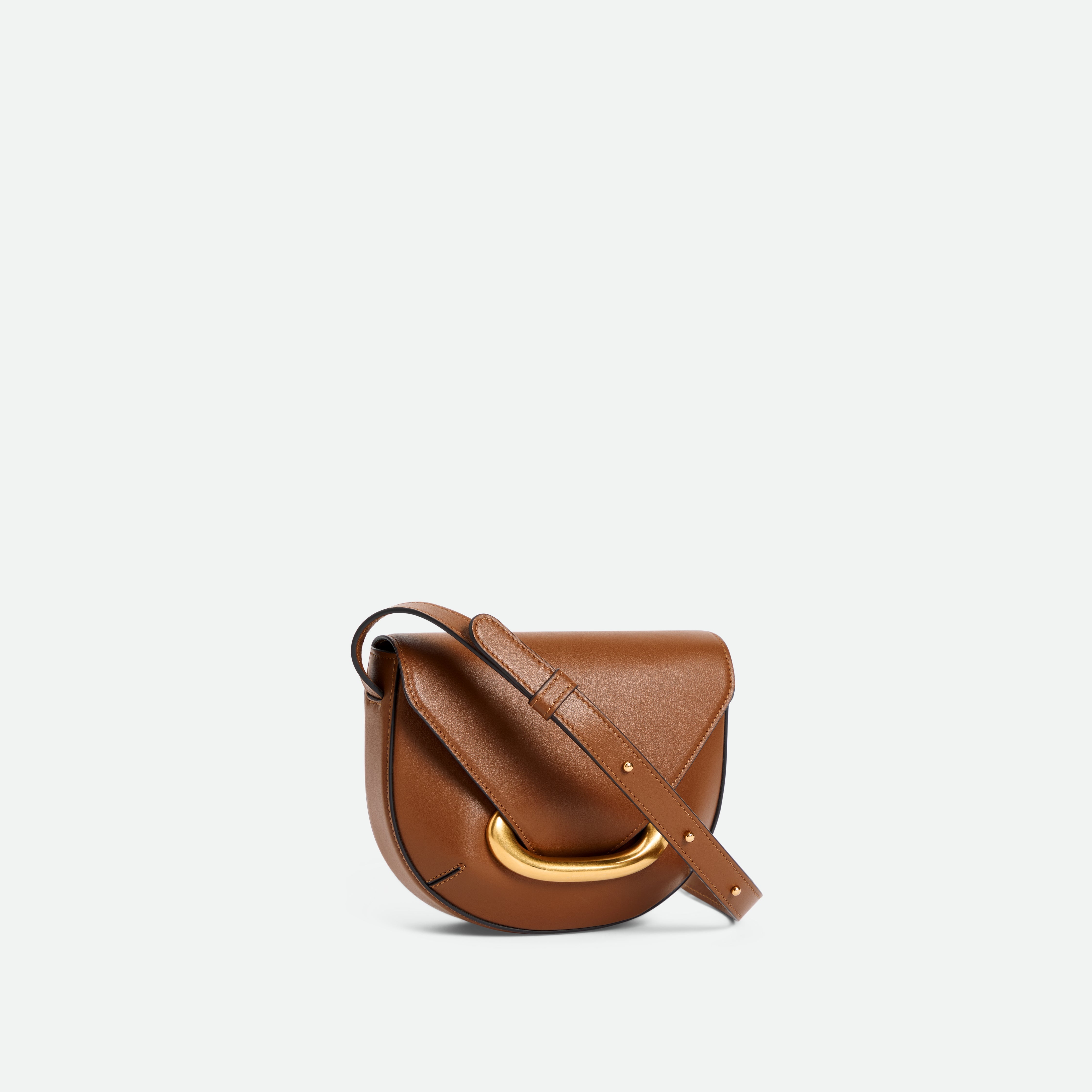 ベディヴィエール Veneto Crossbody Small - Saddle – Wandler.com