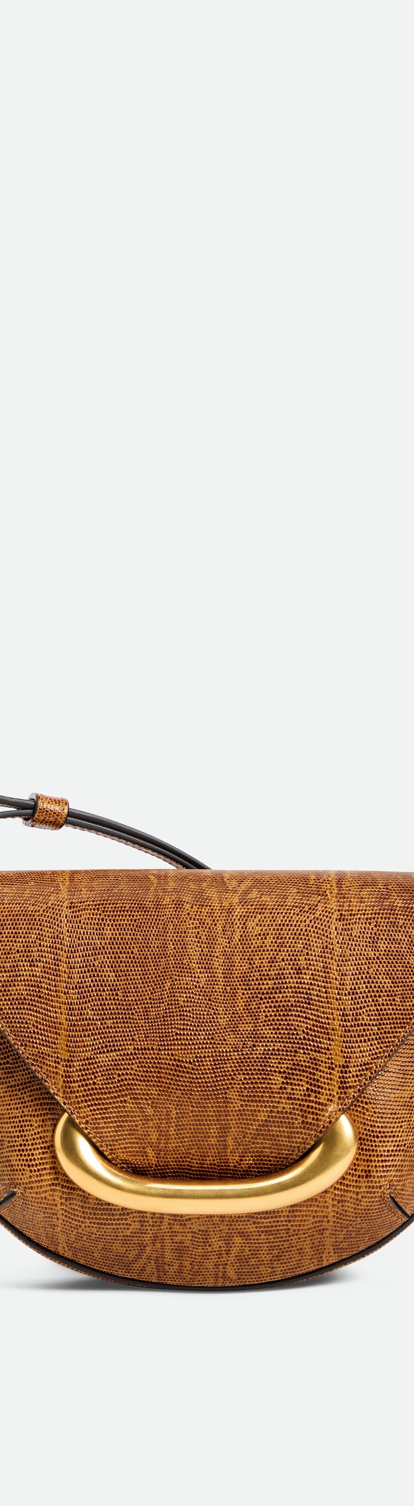 Veneto Crossbody Small - Tabacco Lizzard