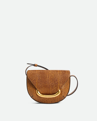 Veneto Crossbody Small - Tabacco Lizzard