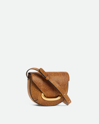 Veneto Crossbody Small - Tabacco Lizzard