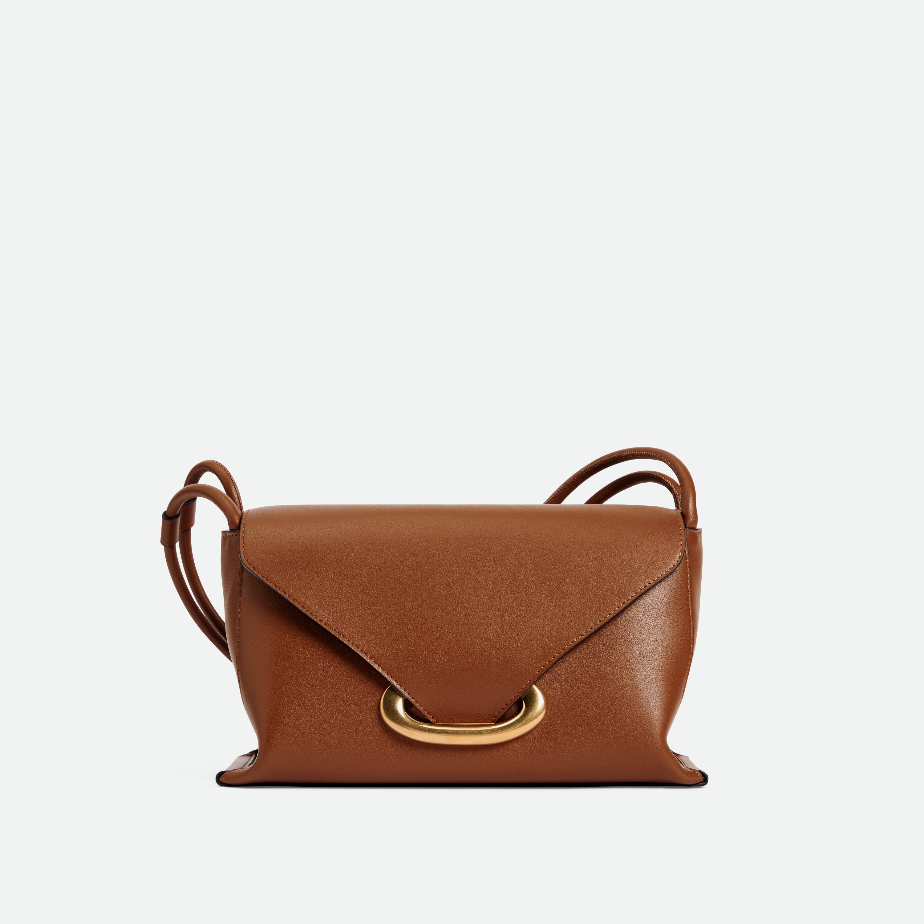 【ウメ】 USA製 / ショルダー/ ベージュ × ブラウン Veneto Shoulder Bag - Saddle – Wandler.com