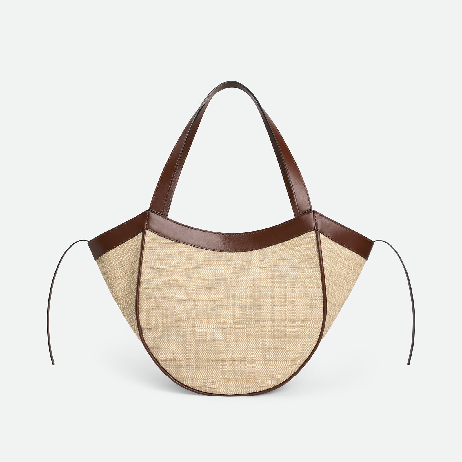 Hortensia Slouch Tote - Beige Raffia – Wandler.com