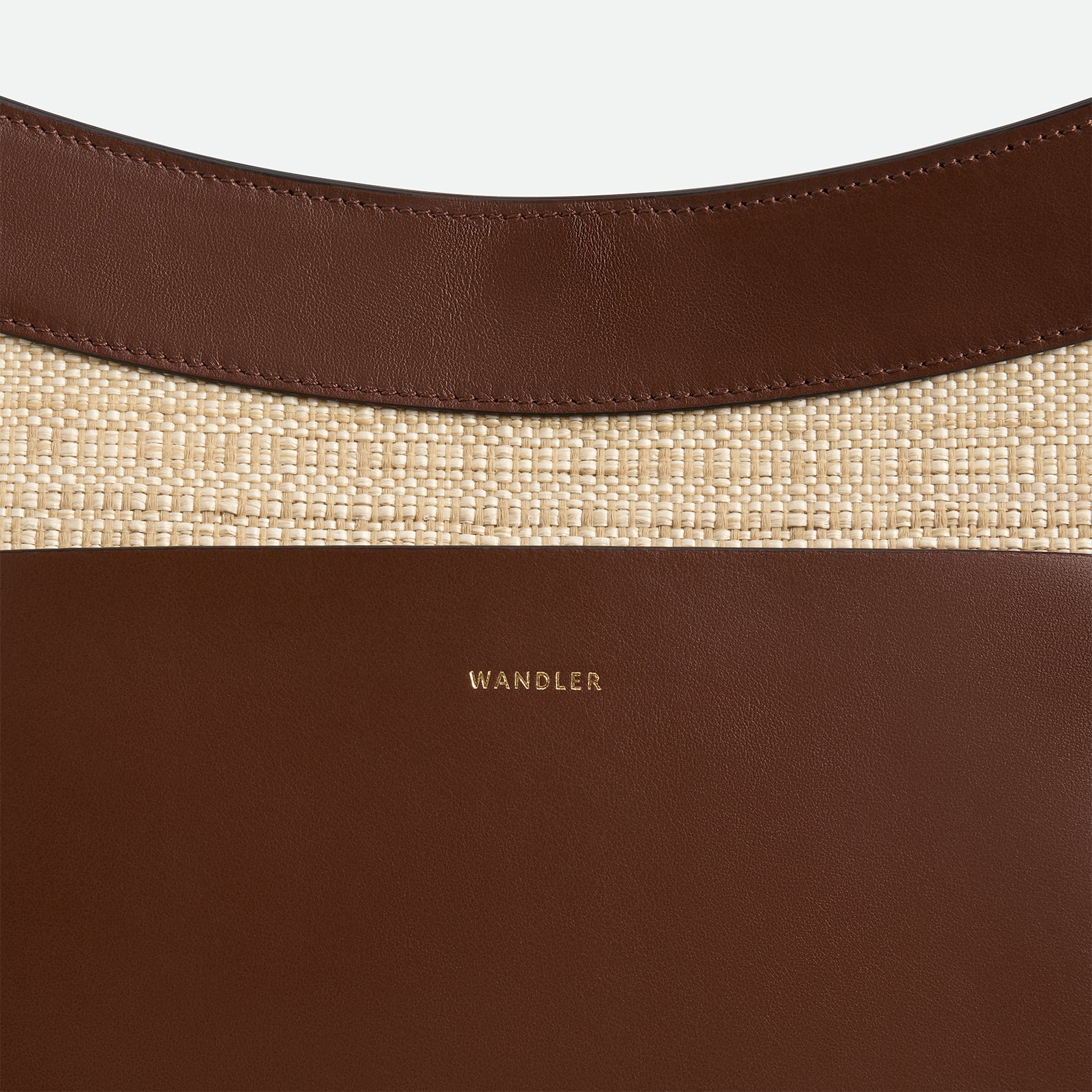 Hortensia Slouch Tote - Beige Raffia – Wandler.com