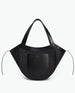 Hortensia Slouch Tote - Black Raffia