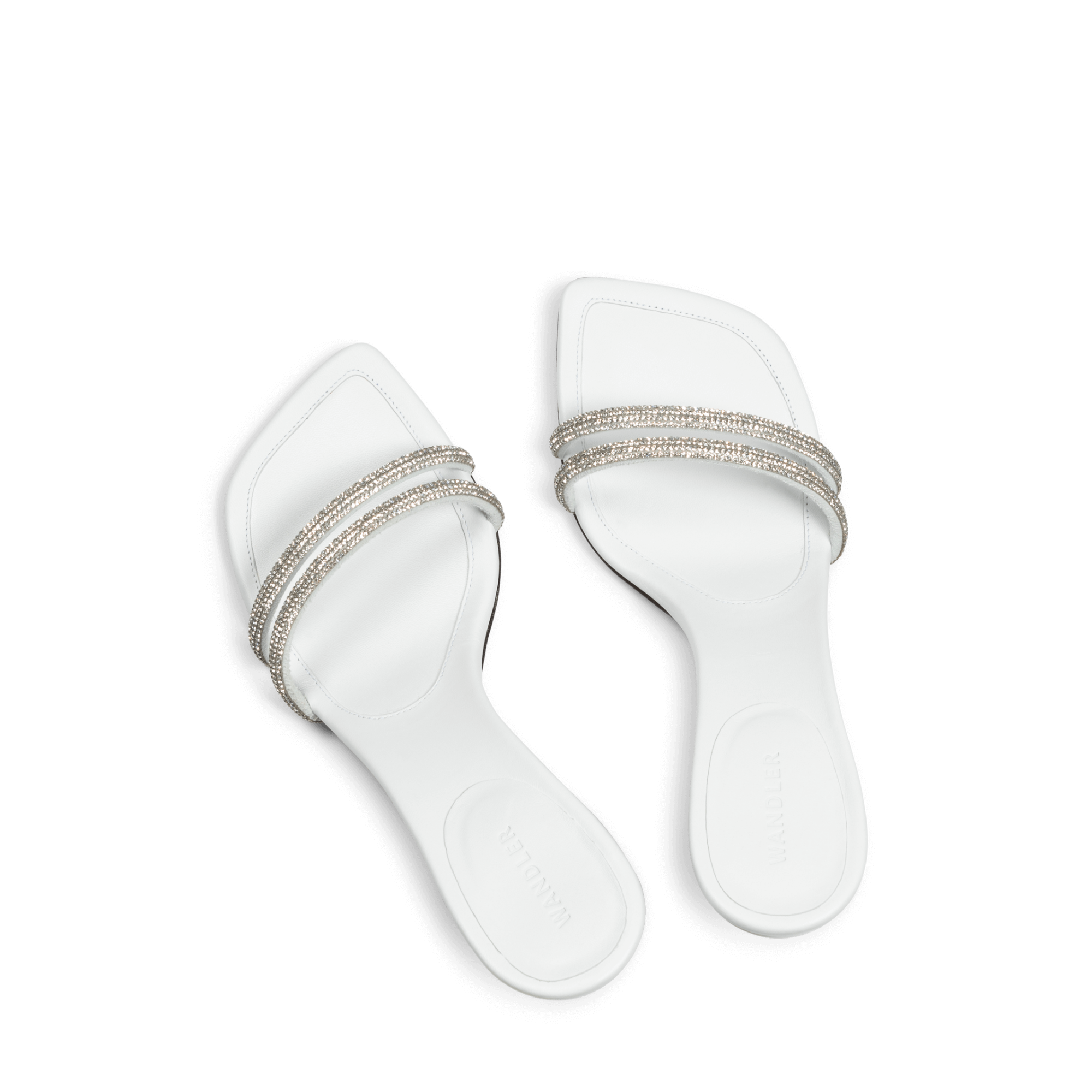 Julio Strass Sandal - White