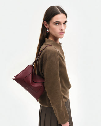 Penelope Slouch Bag - Acai Crust