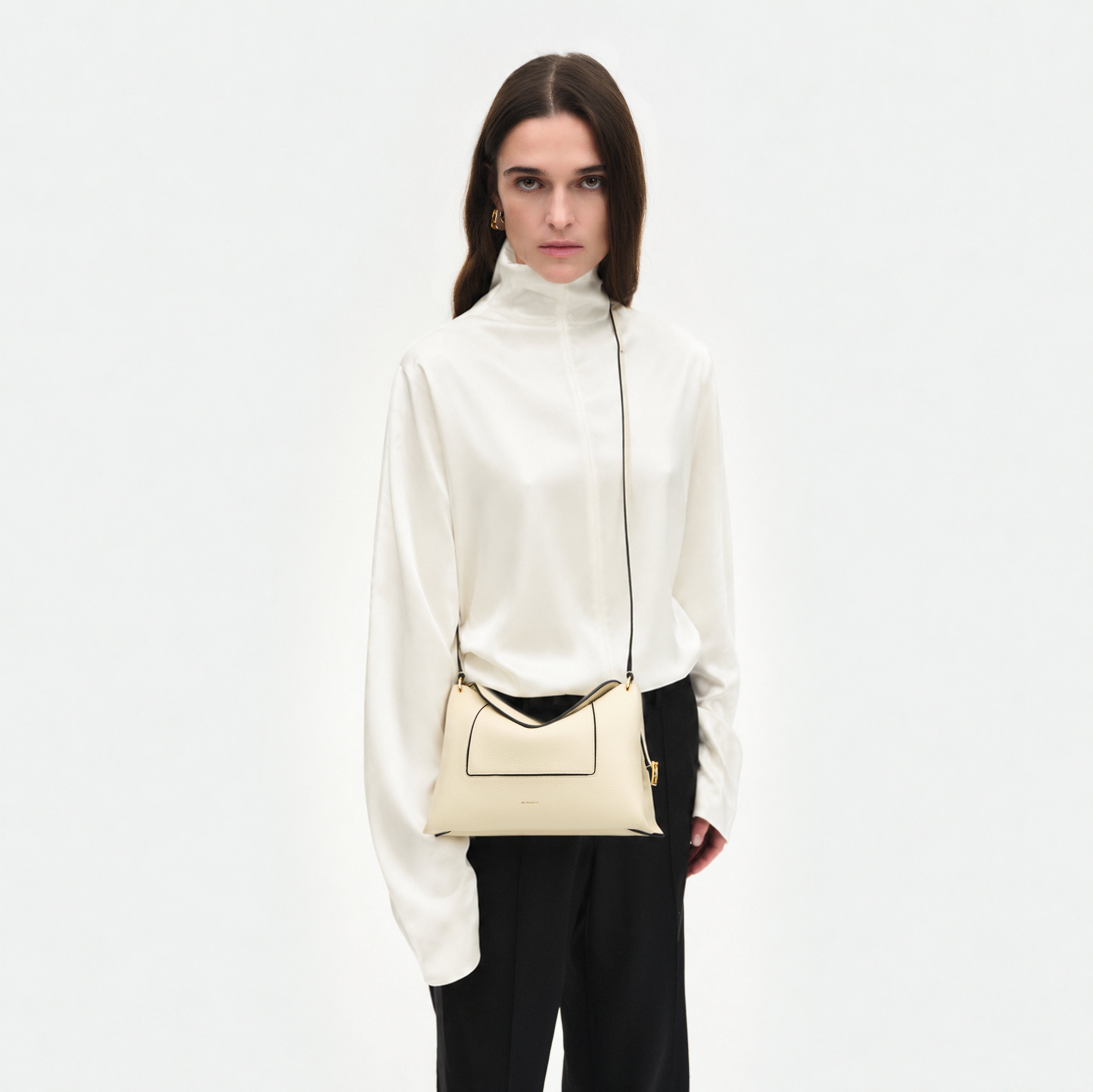 Wandler Penelope Slouch Bag - Beige Crust – Wandler.com