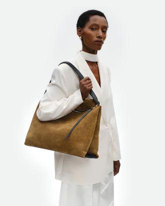 Penelope Tote - Tabacco Suede