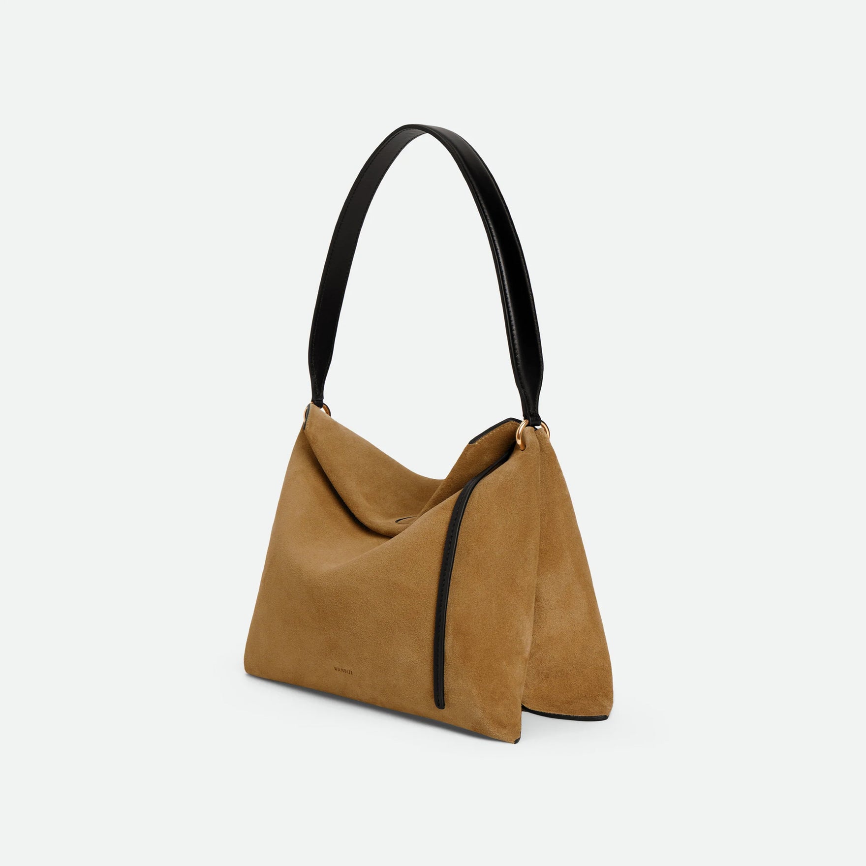 Penelope Tote Small - Tabacco Suede / Black
