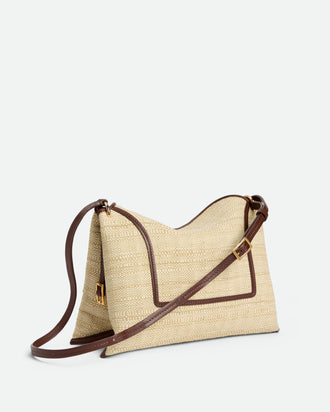 Penelope Slouch Bag - Beige Raffia