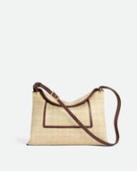 Penelope Slouch Bag - Beige Raffia